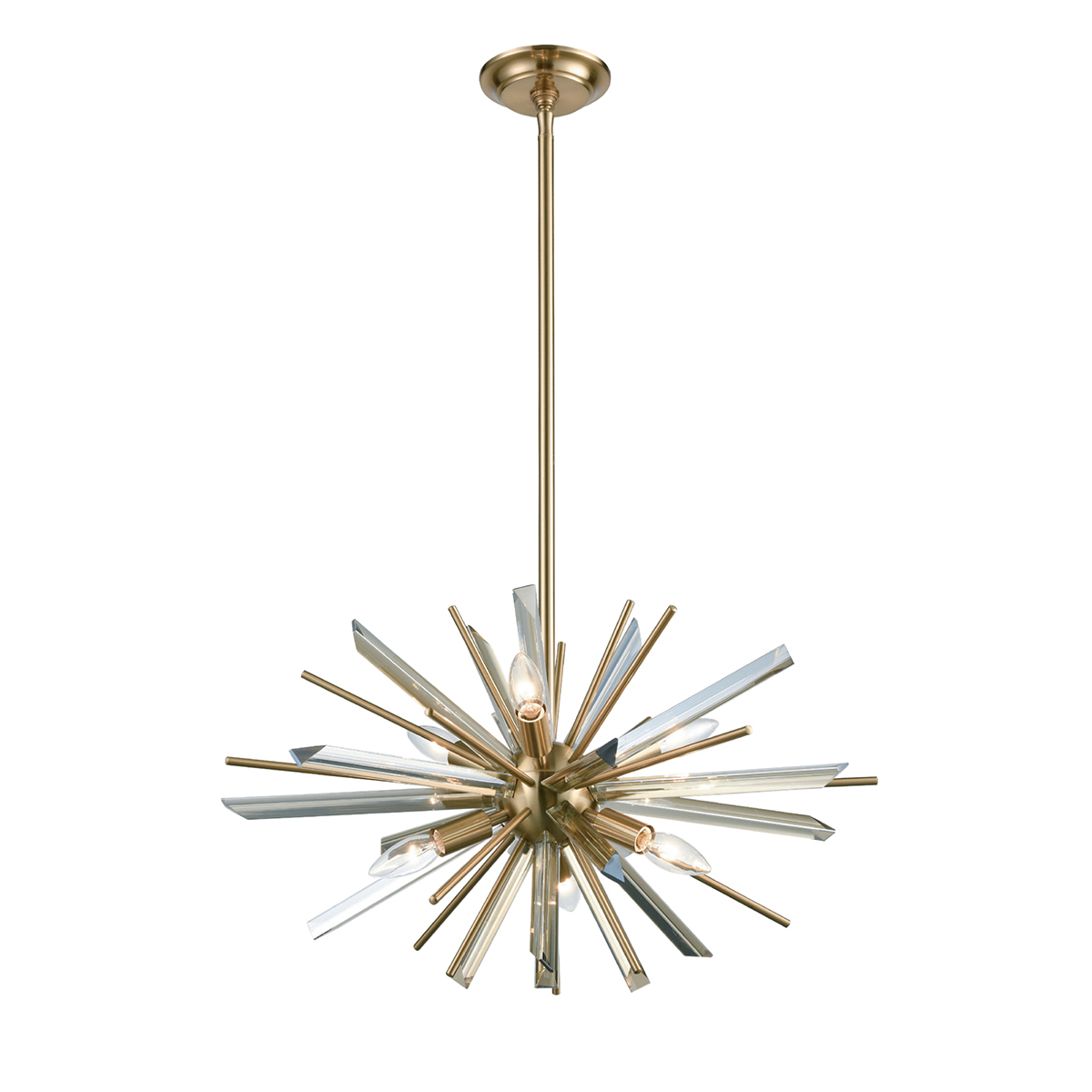 Люстра Delight Collection P68112-6AB antique brass