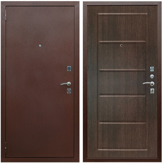 Дверь входная Graf Эконом Антик медь / МДФ 6 мм ФЛ-39 Венге