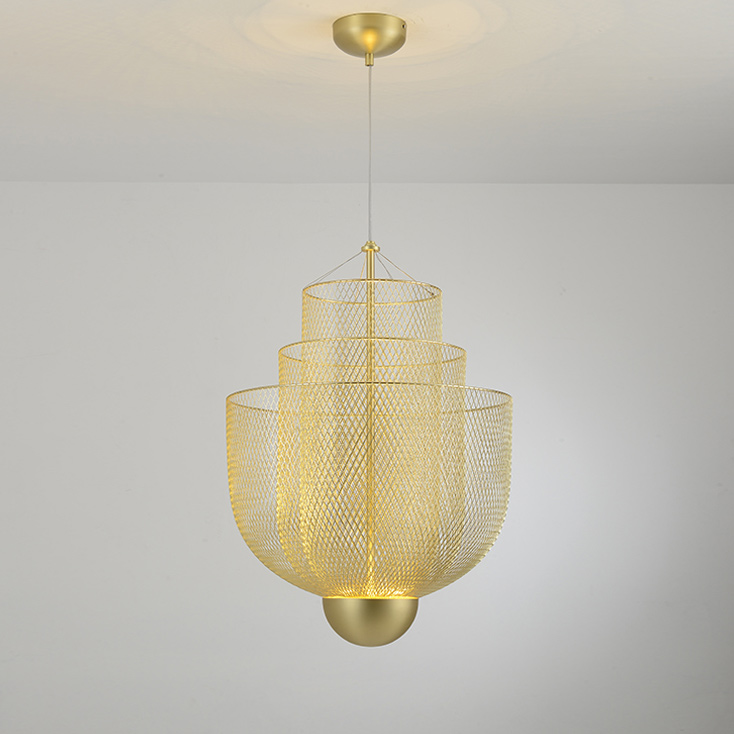 Подвесная люстра MESHMATICA D60 Gold by ImperiumLoft