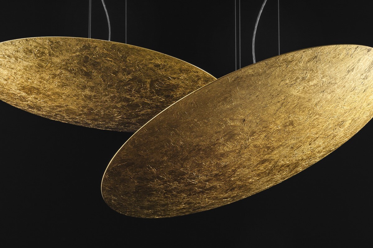 Подвесной светильник Panzeri Gong 100 gold