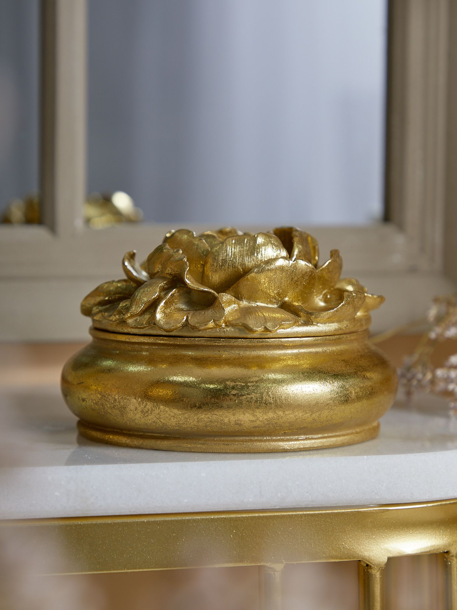 Шкатулка Цветок, под старину Glasar 28-336