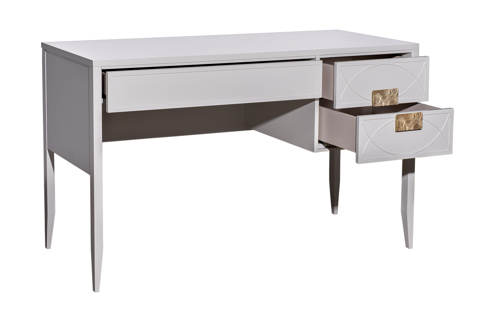 Стол письменный(правый) бежевый 130*80*60 Garda Decor 151SV-000013