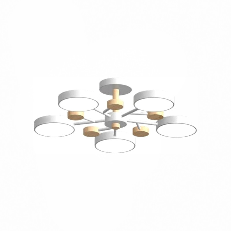 Люстра на штанге LED4U L3204-620 WH