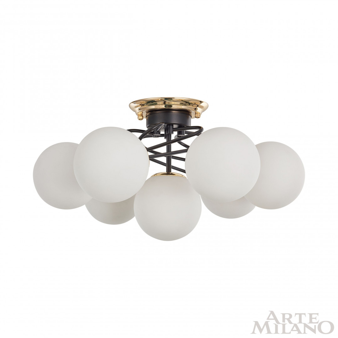 Люстра 276408/6+1 BK/GD Arte Milano
