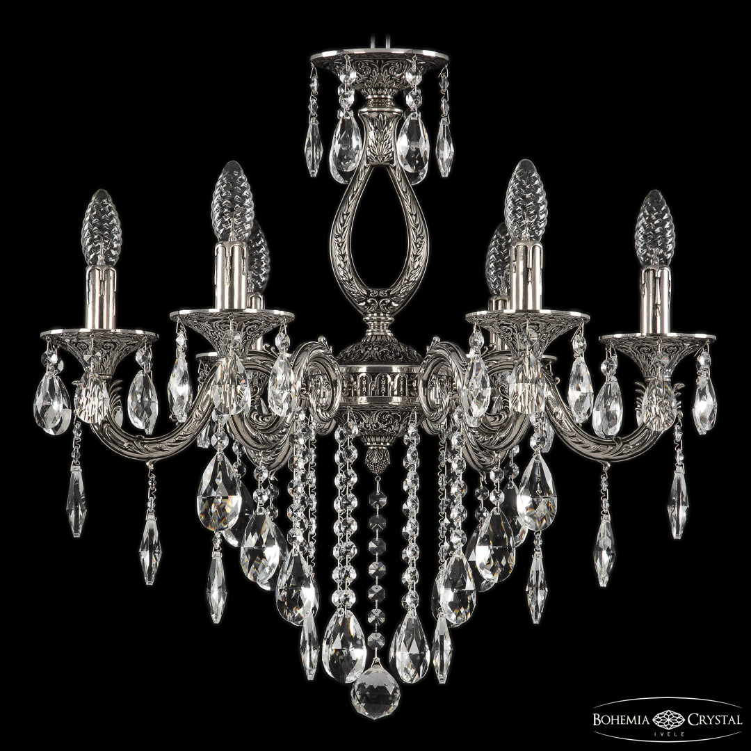 Люстра бронзовая с хрусталём 71301/6/175 B NB