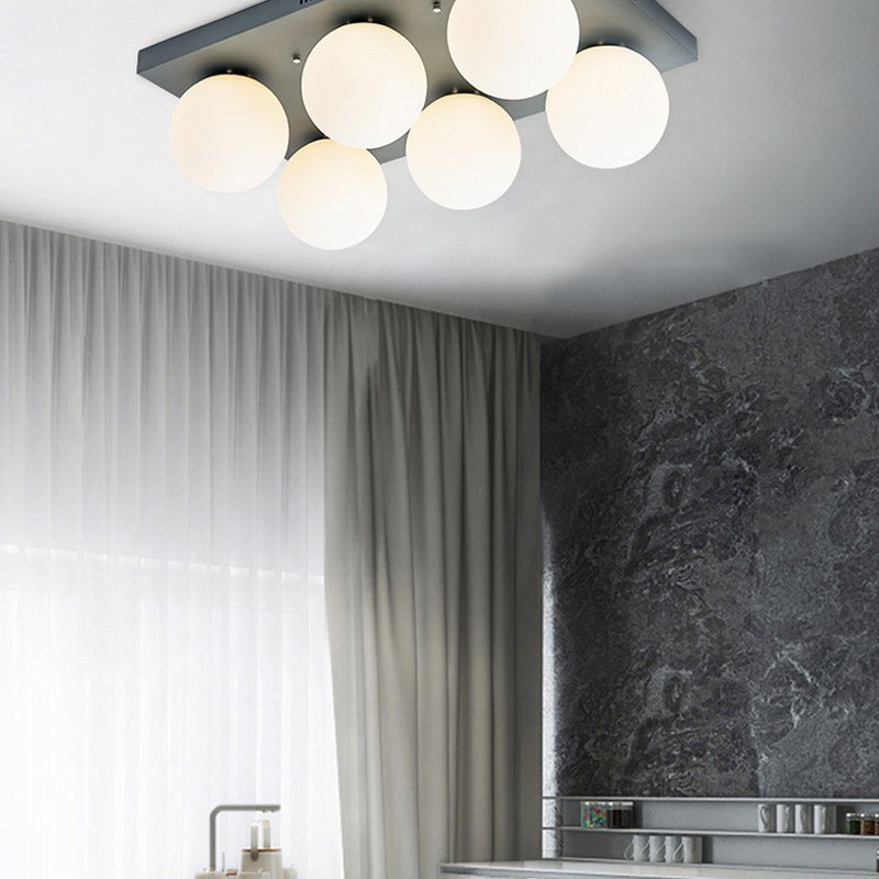 Подвесная люстра BOARD ORB L9 White by ImperiumLoft