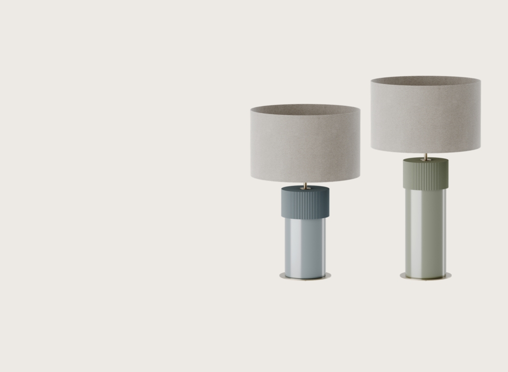 Настольная лампа Rock NAC 141/S Matt brass с абажуром 801011/41 Aromas del Campo