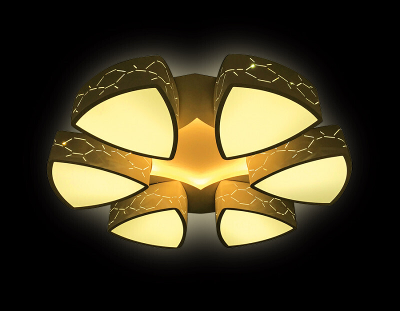 Накладная люстра Ambrella FG2066 WH 144W+21W D800