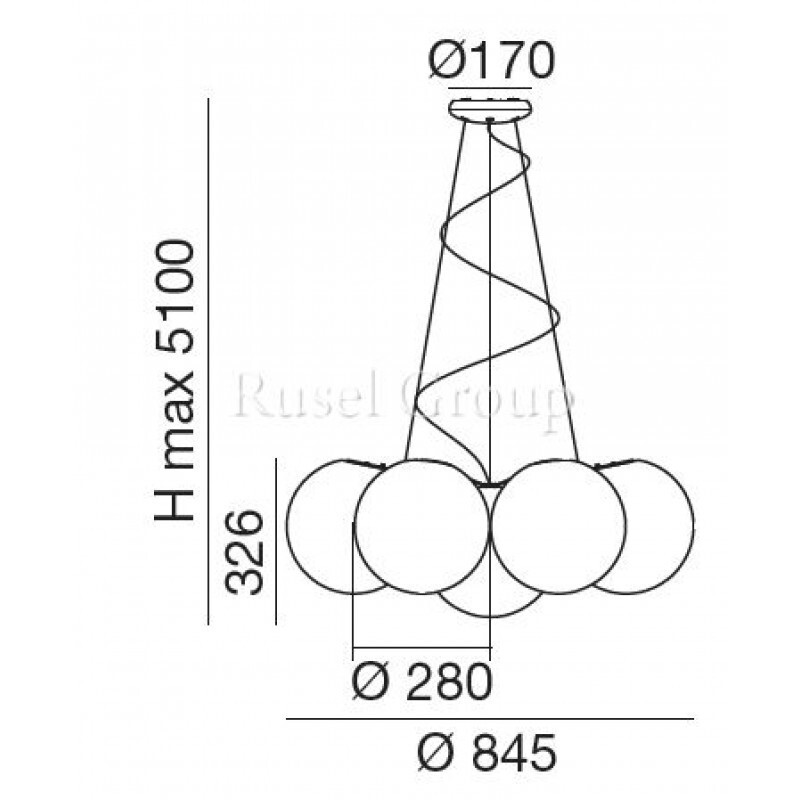 Подвесной светильник Linea Light Oh! 10224