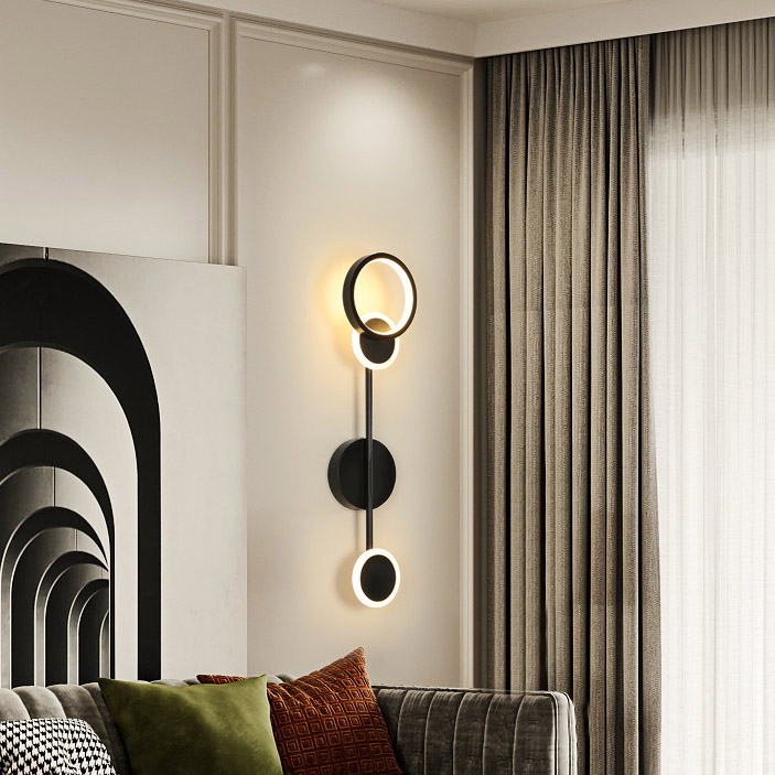 Настенный светильник ZINGY B Black by ImperiumLoft