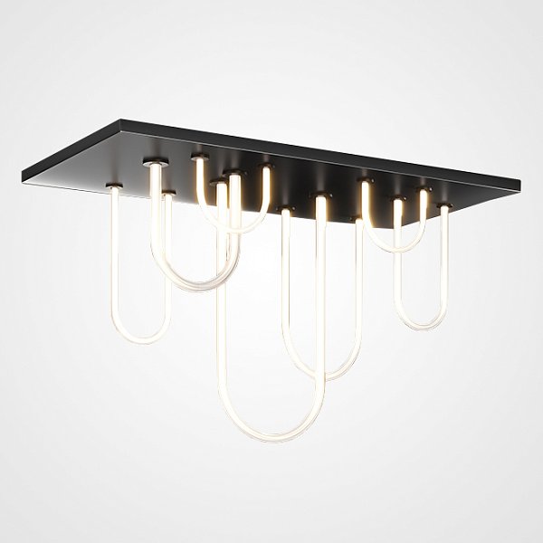Потолочная люстра HILARY B L120 Black by ImperiumLoft