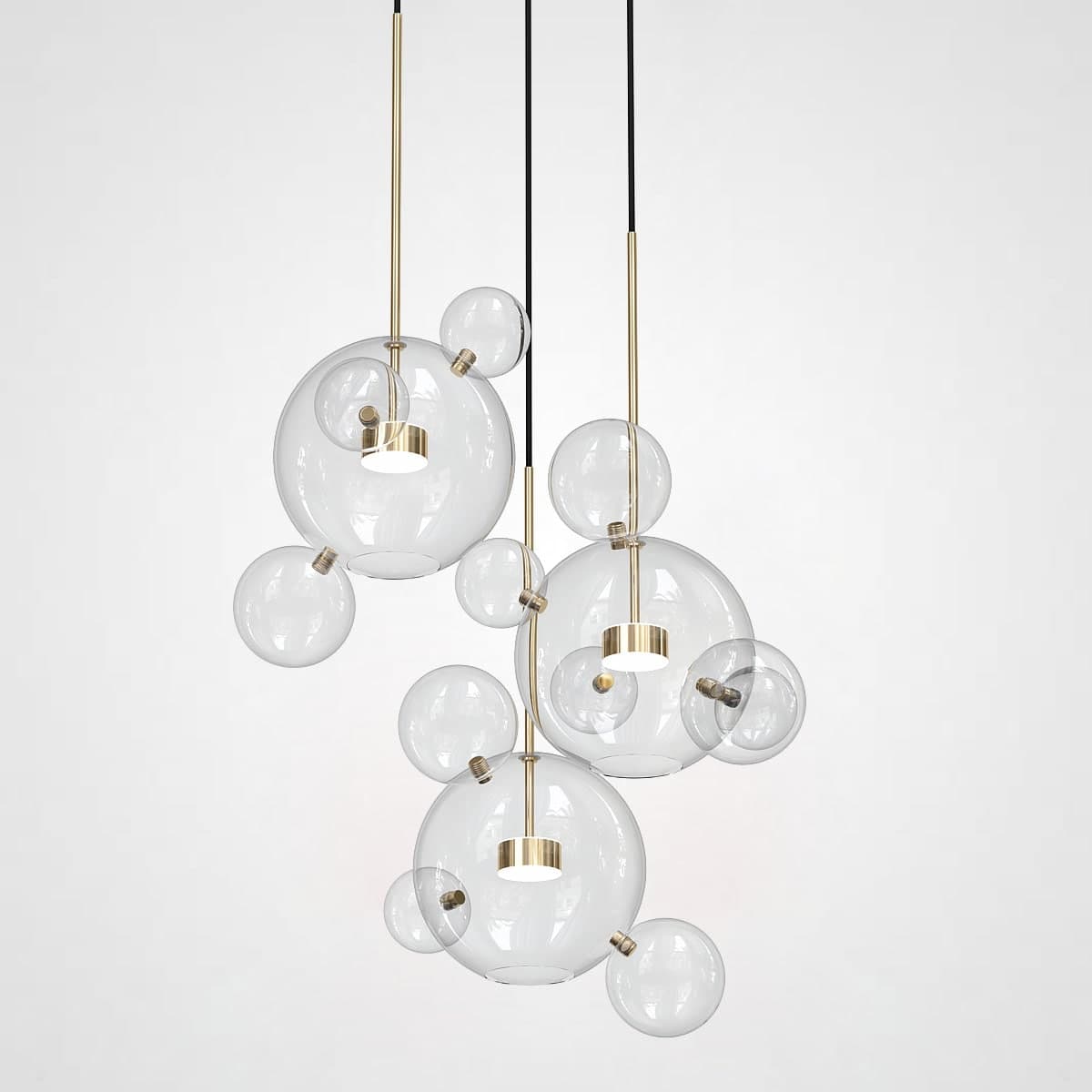 Люстра Bolle Circular Chandelier 14 BUBBLE Giopato &amp; Coombes by ImperiumLoft