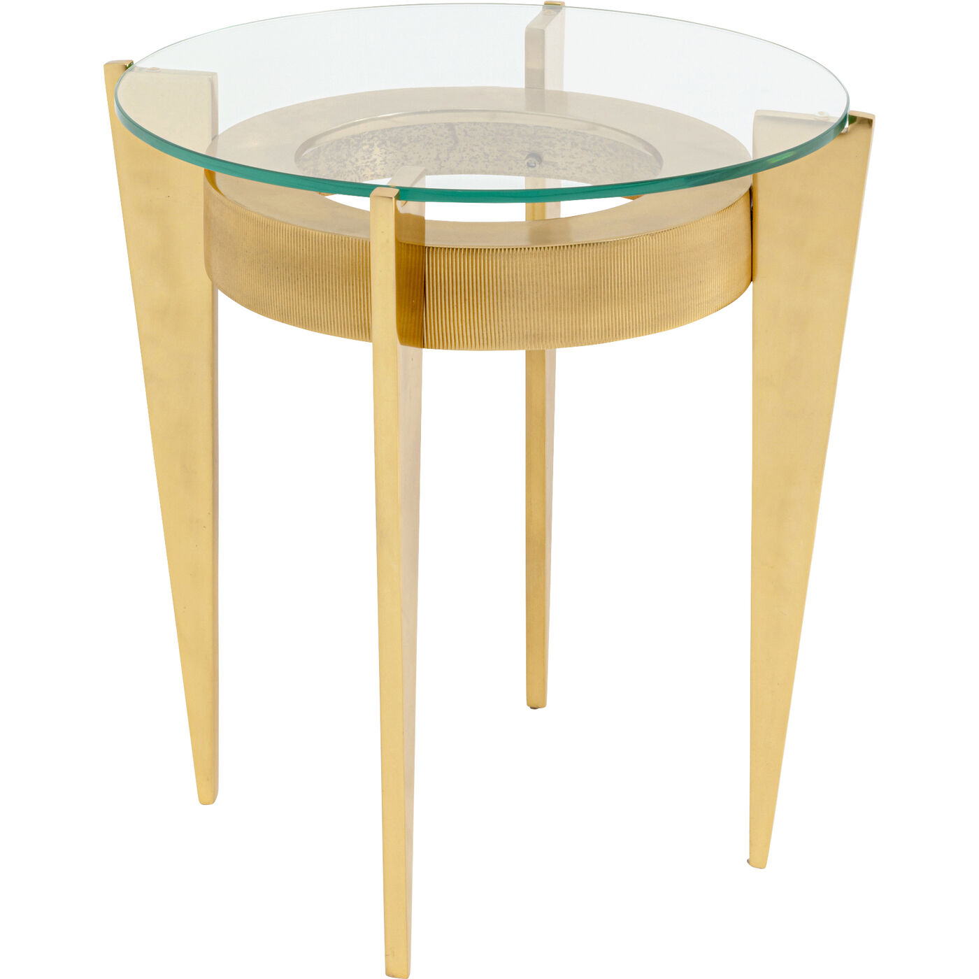 Стол приставной Nino Gold Ø41cm KARE 71287