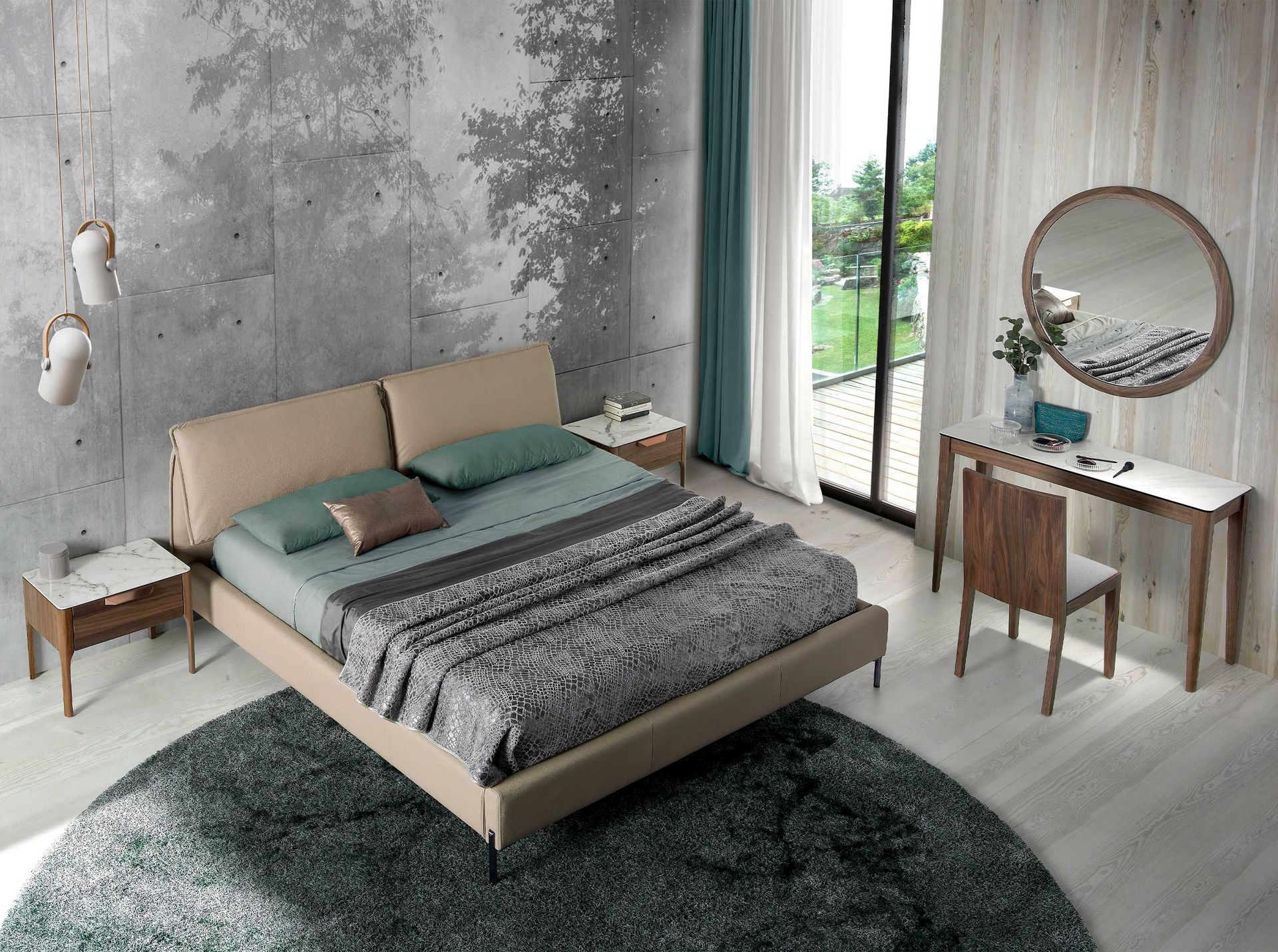 Зеркало круглое 296-G2 /3084 Angel Cerda