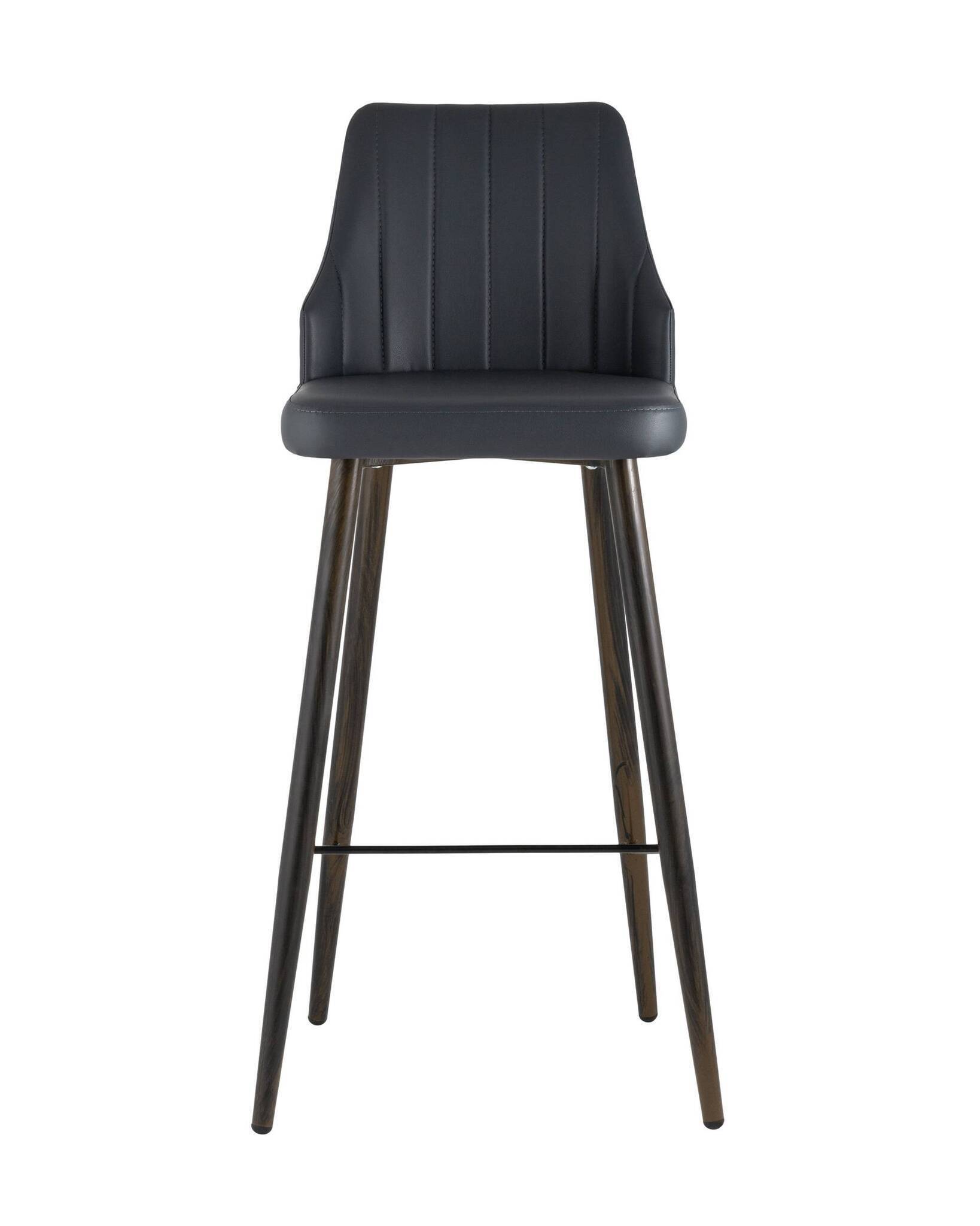 Стул барный Коналл экокожа антрацит Stool Group