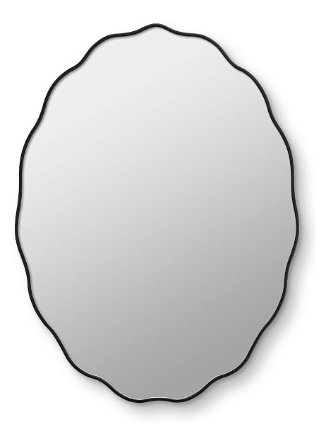 Fancy Oval Black Зеркало в тонкой раме Smal Art-Zerkalo SM193BL