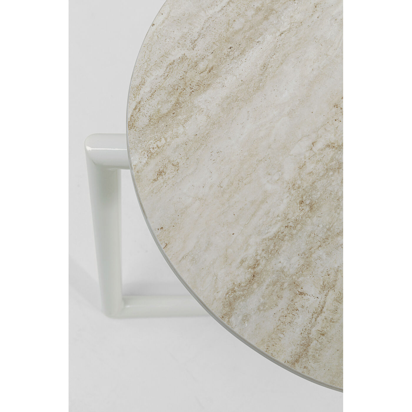 Стол приставной Easy Living Greige Ø46cm KARE 70827