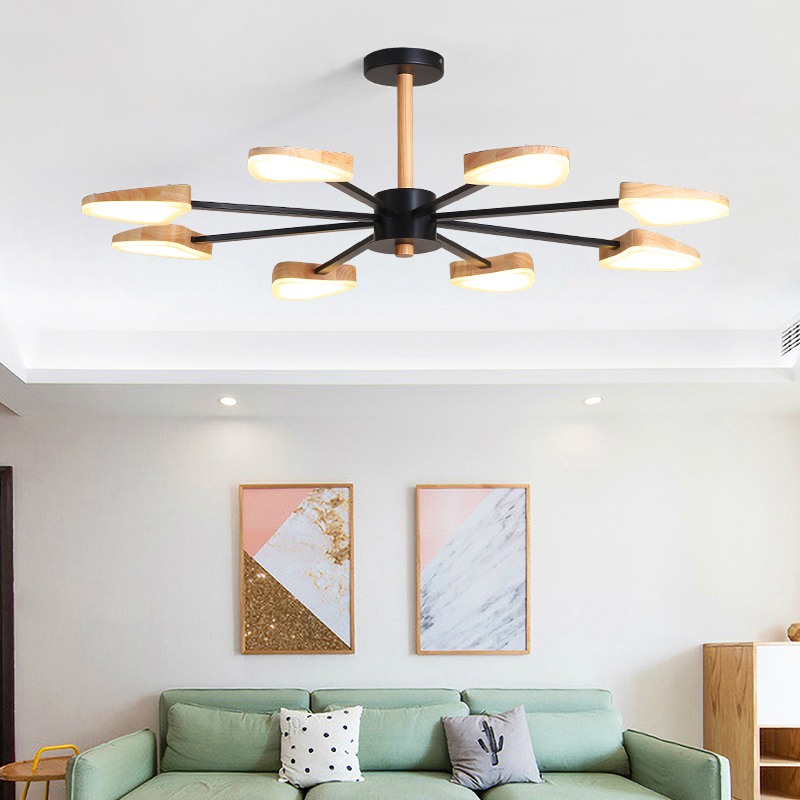 Подвесная люстра SVEGGEN 8 Черный by ImperiumLoft