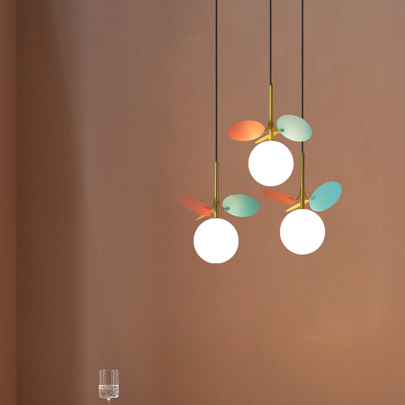 Подвесной светильник MATISSE TRIO Multicolor / Black plank by ImperiumLoft