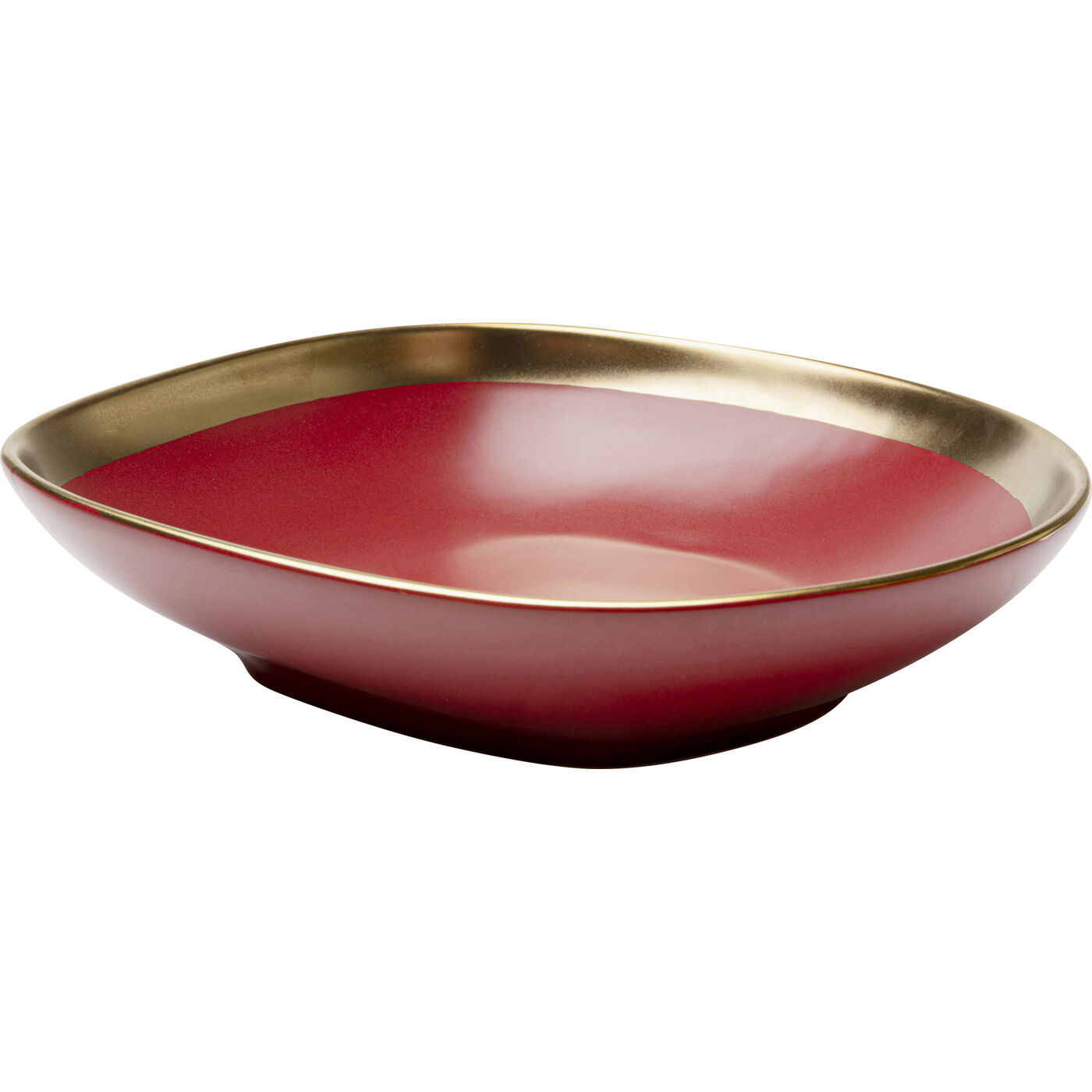 Тарелка Deep Vibrations Red Ø19cm KARE 58153