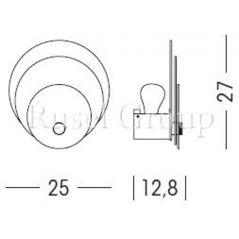 Потолочный светильник Linea Light HULA HOOP 90234