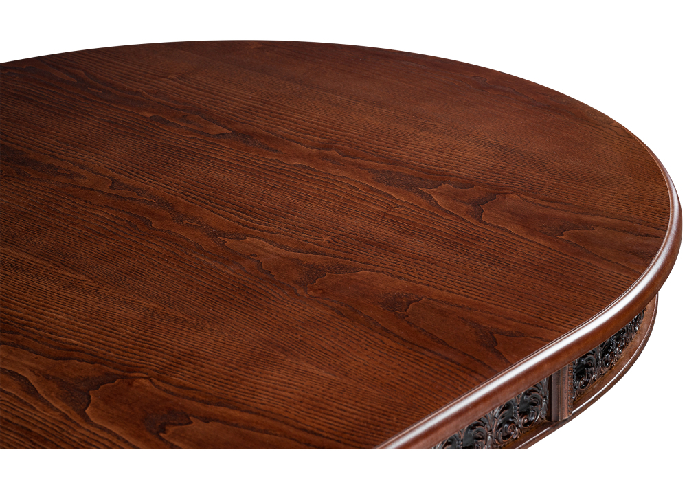 Стол деревянный Woodville Кассиль 260(330)х110х77 орех с коричневой патиной 450829