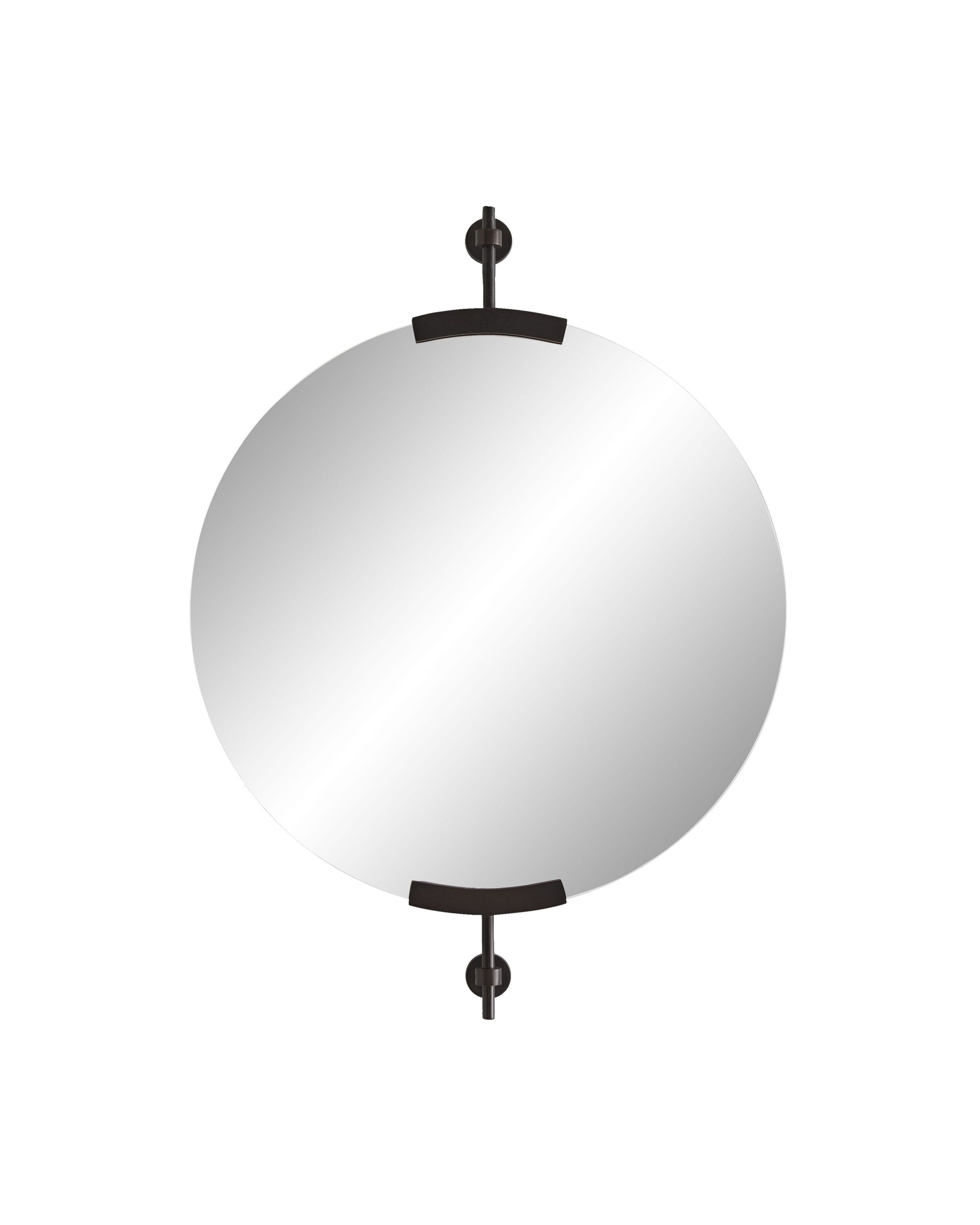 Черное настенное зеркало Олеан Louvre Home LHDWM281423ZYH