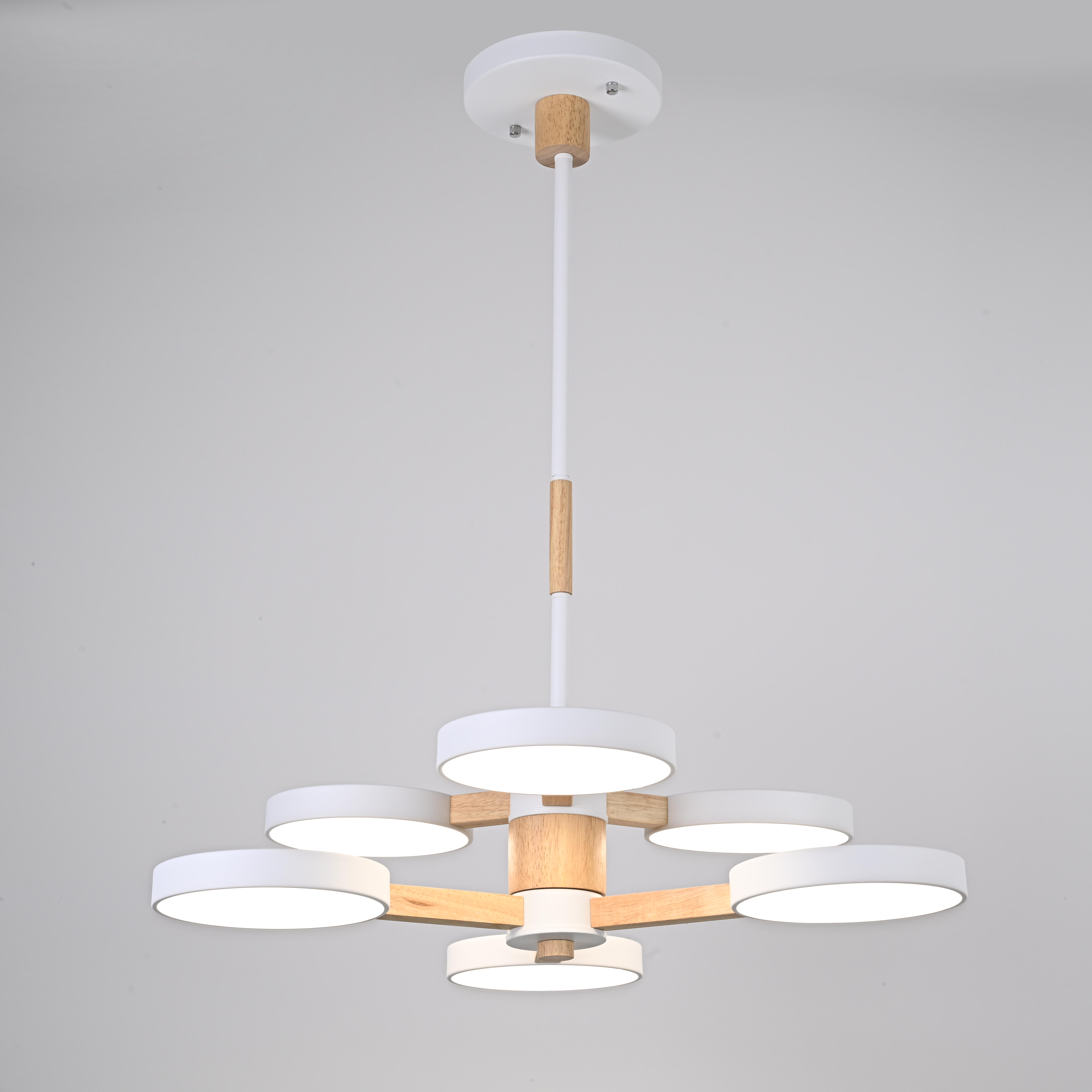 Подвесная люстра TURNA DBL L6 White by ImperiumLoft