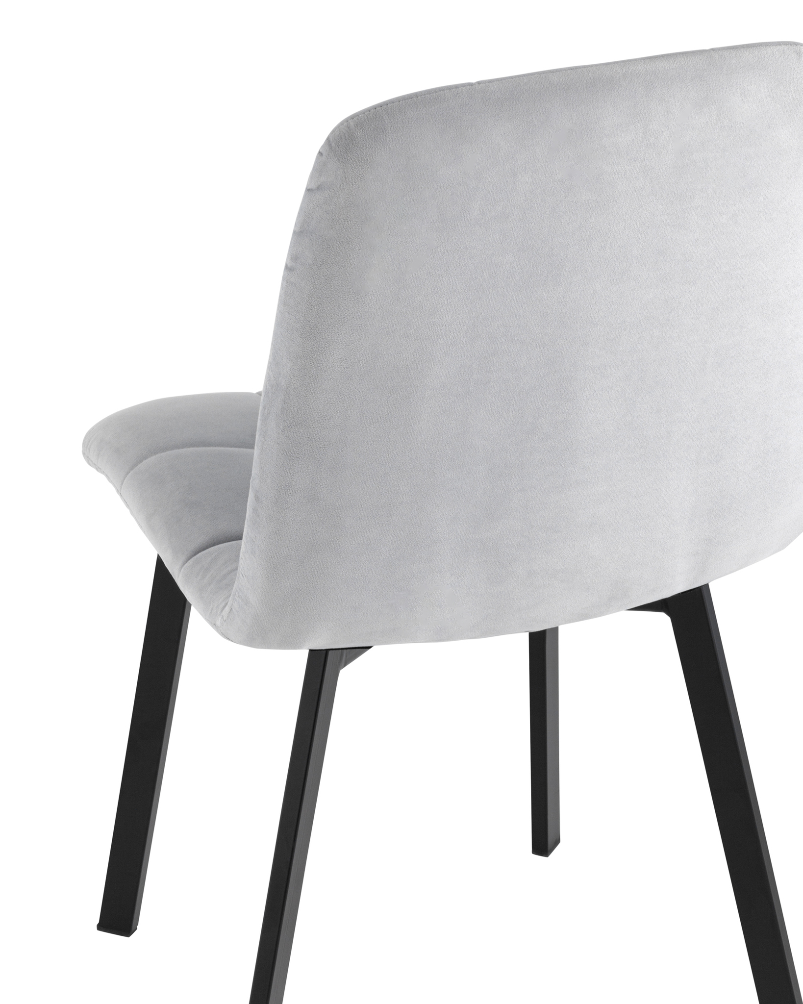 Стул Oliver Square велюр светло-серый Stool Group