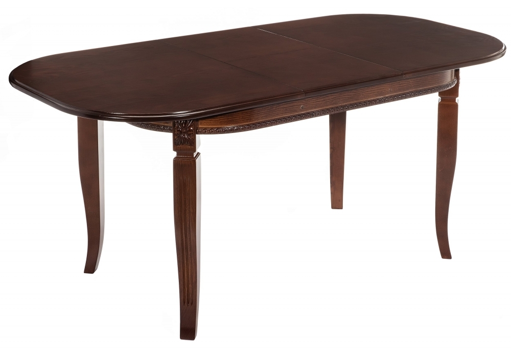 Стол деревянный Woodville Romeo 130(170)х85х75 без патины / вишня 438333