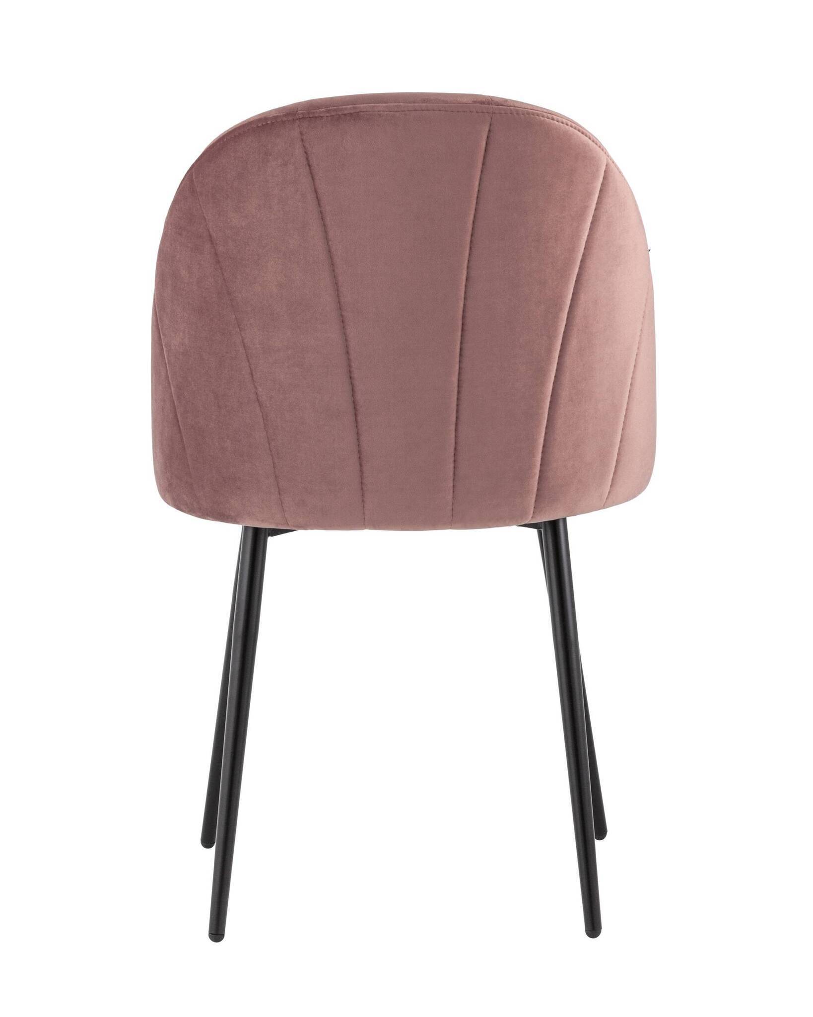 Стул Логан велюр пыльно-розовый Stool Group