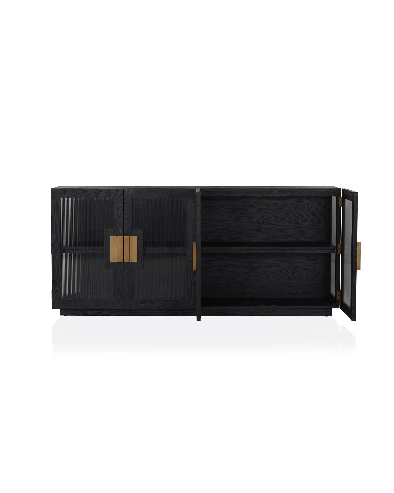 Черный комод Louvre Home Амстердам LHFSB200VIM-BO