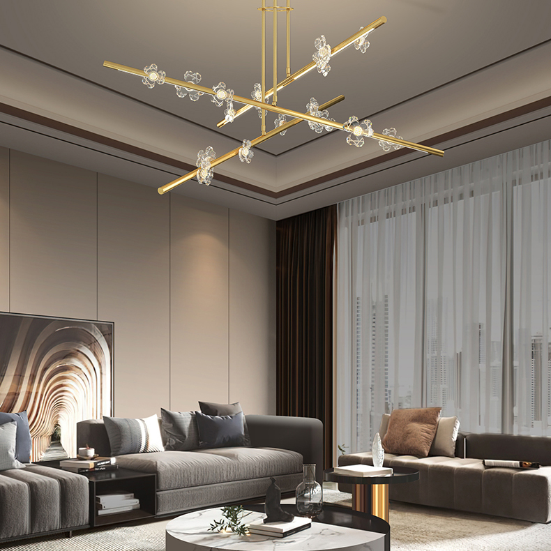 Потолочная люстра CAMILIA CH D100 Brass by ImperiumLoft