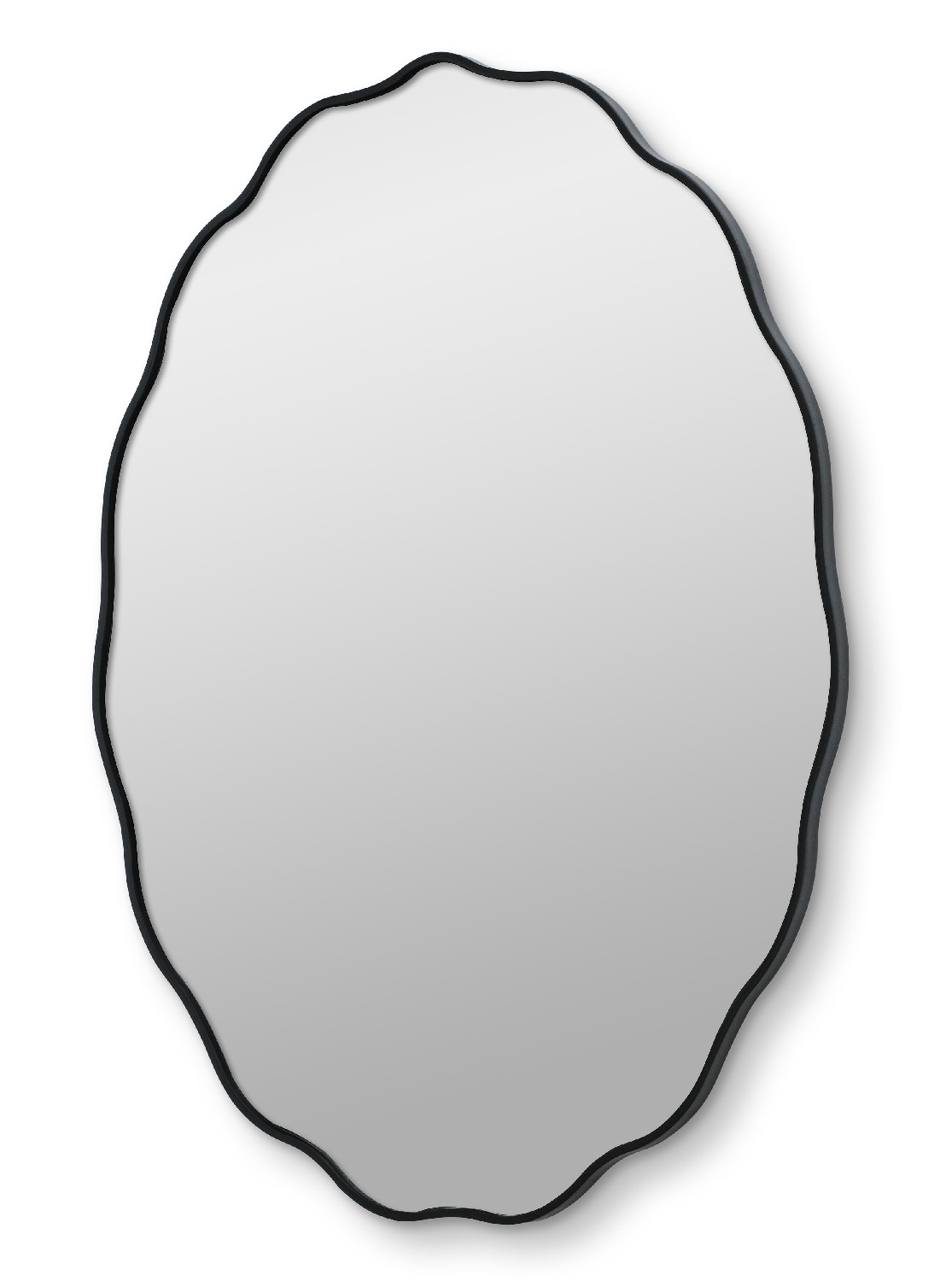 Fancy Oval Black Зеркало в тонкой раме Smal Art-Zerkalo SM193BL