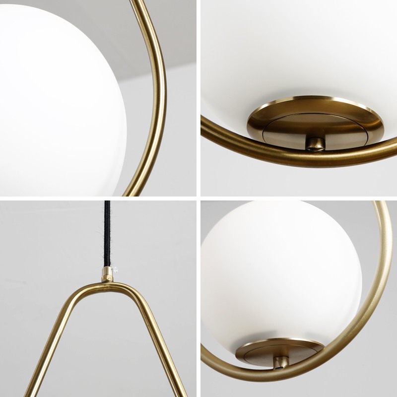 Подвесной светильник HOOP DROP Gold by ImperiumLoft