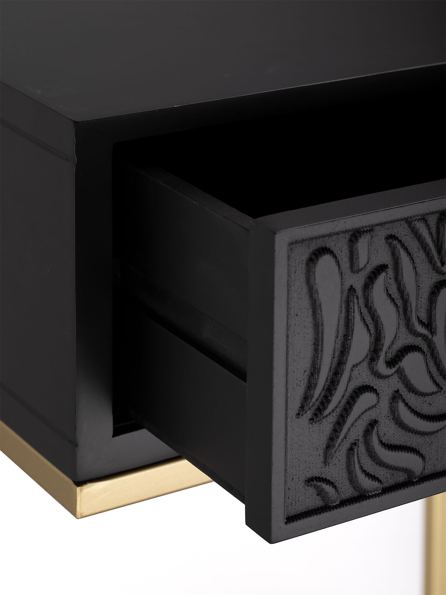 Столик с ящиком Glasar 57-151