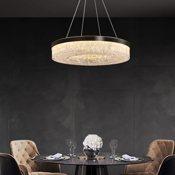 Кольцевая люстра OLAGUS ONE B D60 Black by ImperiumLoft