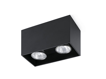 Светильник Tecto черный 2xGU10 50W Faro