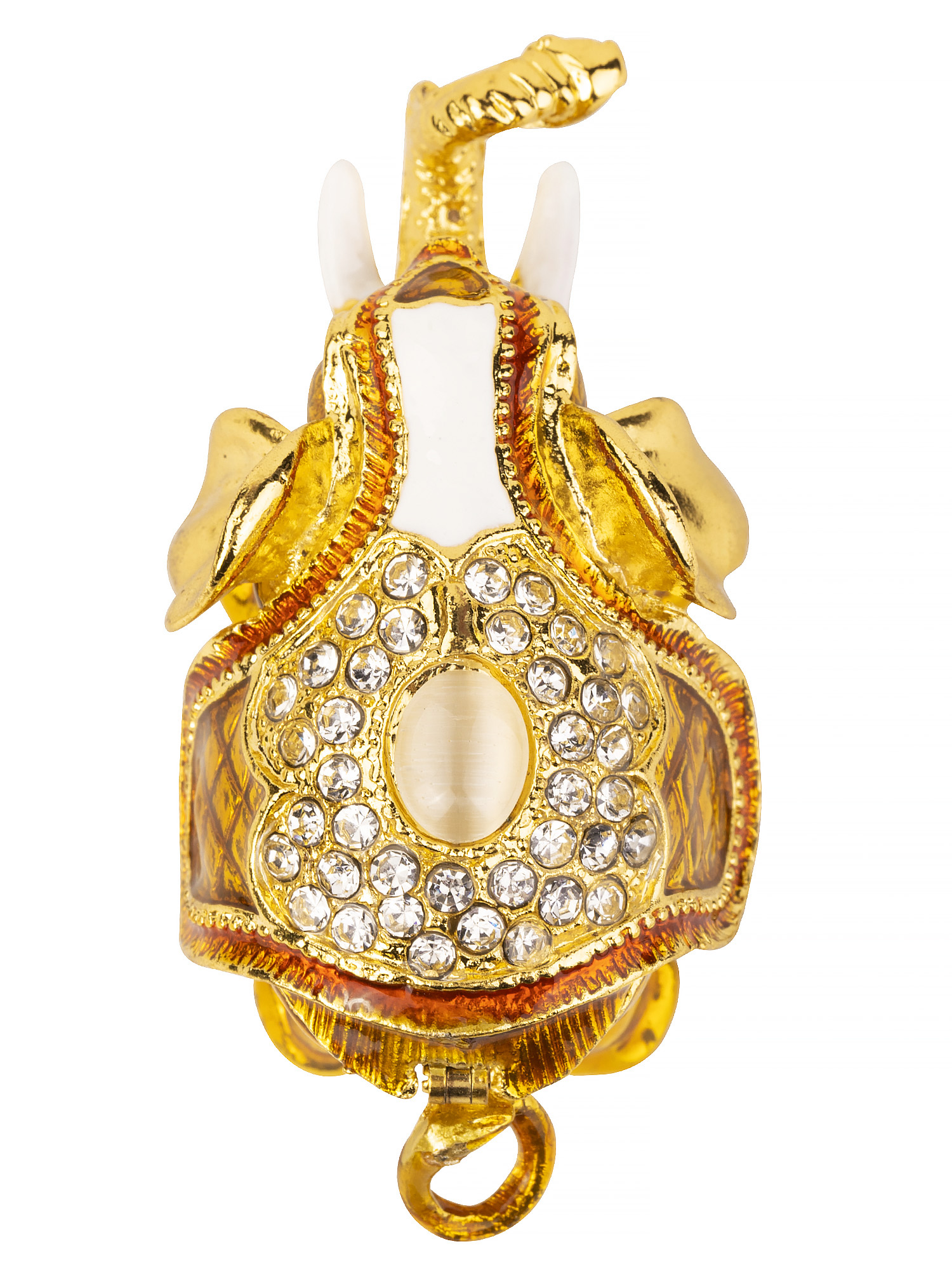 Шкатулка для драгоценностей со стразами Слоник Glasar 39-072