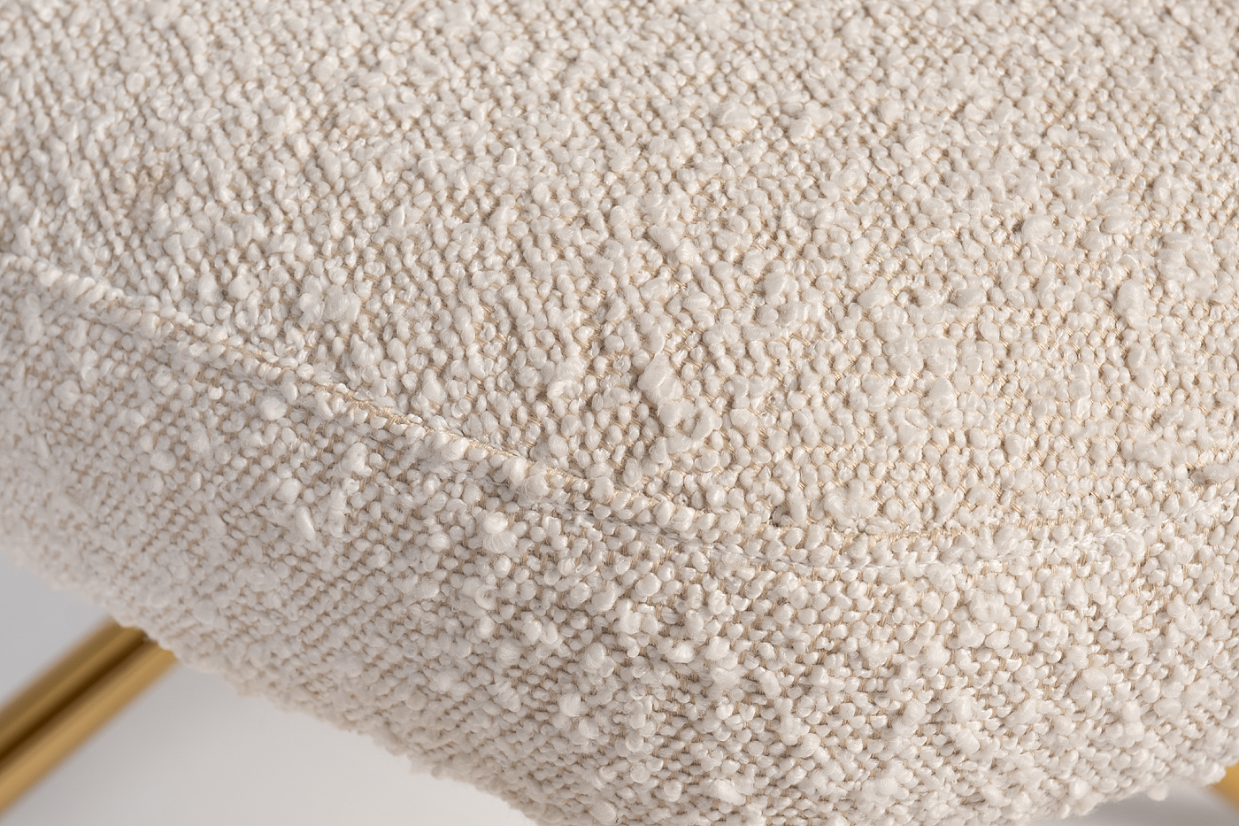 Стул обеденный вращающийся букле белый Garda Decor 30C-12390