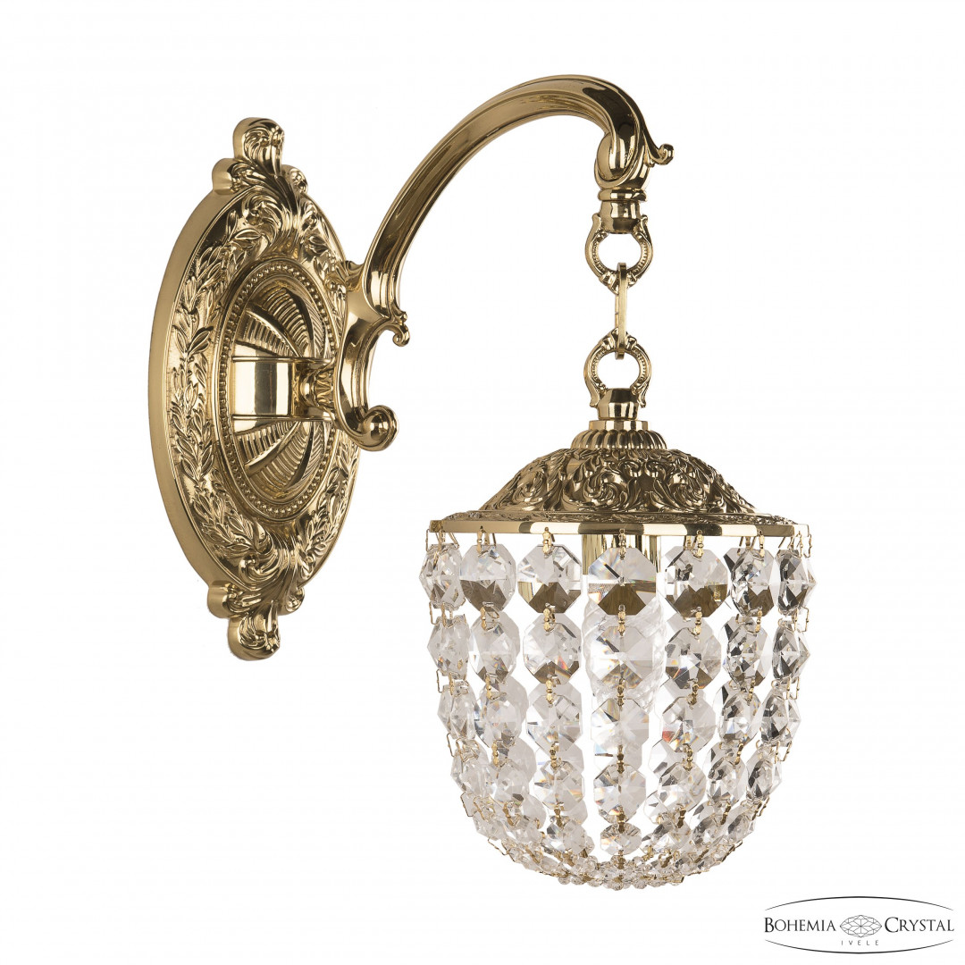 Бра бронзовые с хрусталём 7209B10R/1/175 G