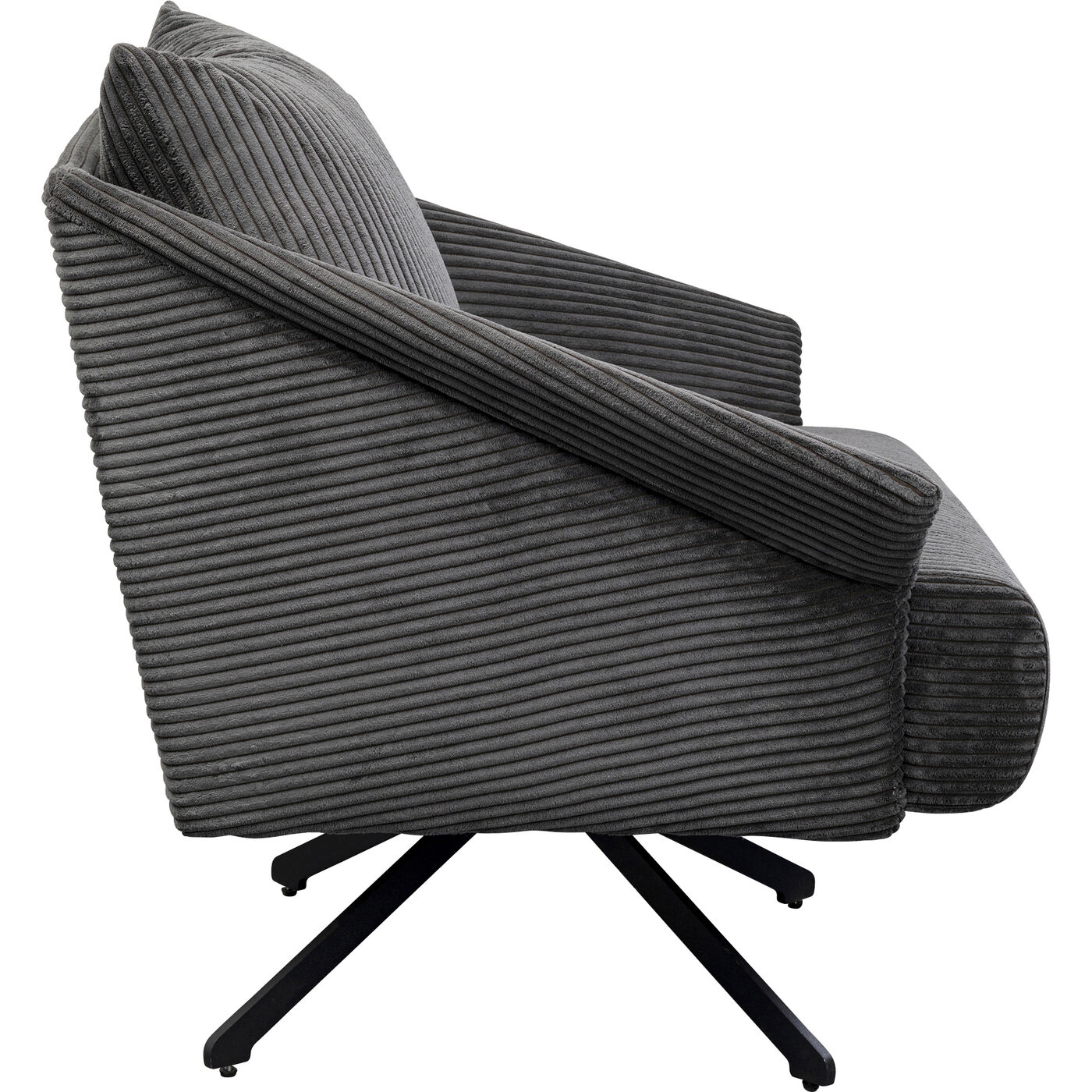 Кресло вращающееся Milo Grey KARE 87837