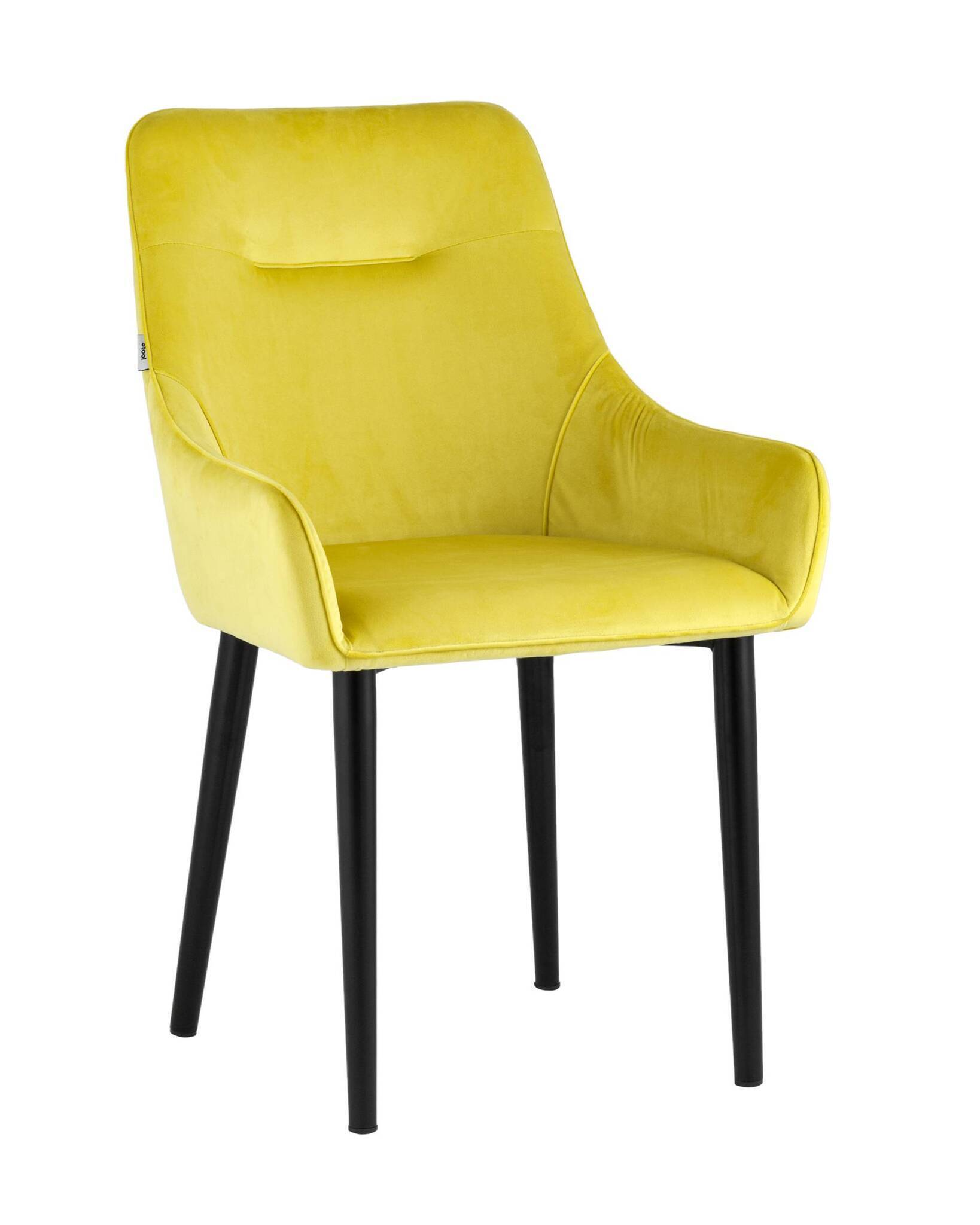 Стул Джоан велюр жёлтый Stool Group
