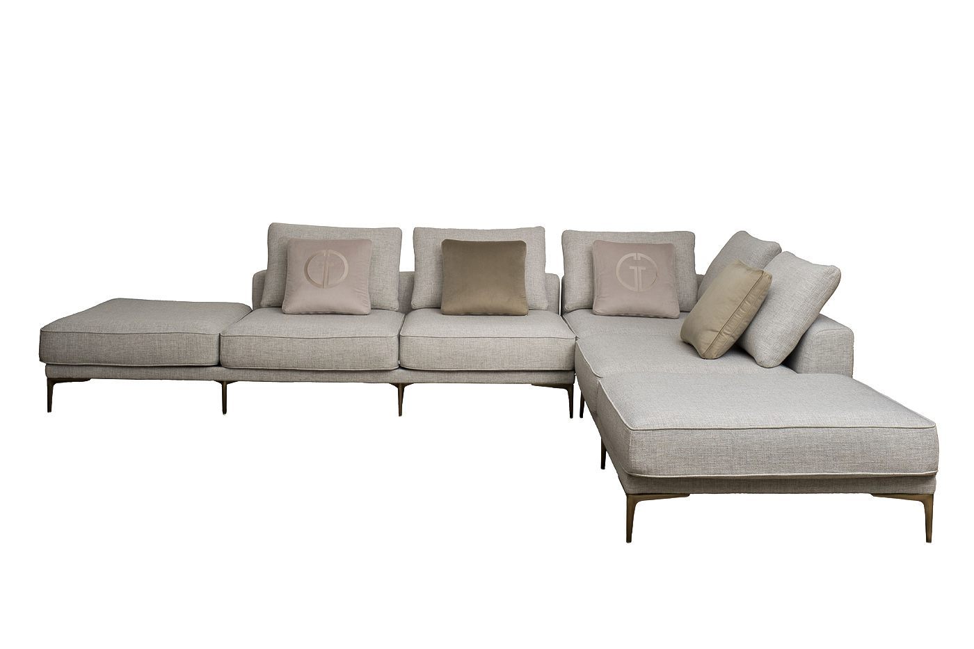 Диван модульный Garda Decor Комплект мебели №49 модульный Диван Tesoro