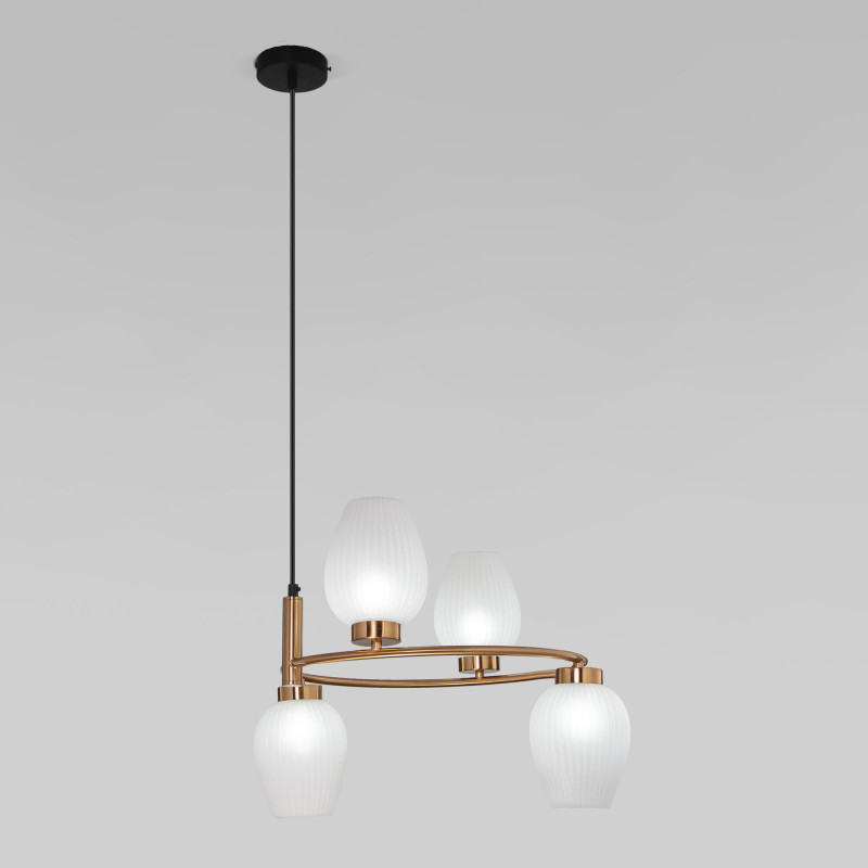 Подвесная люстра Eurosvet 30183/4 латунь