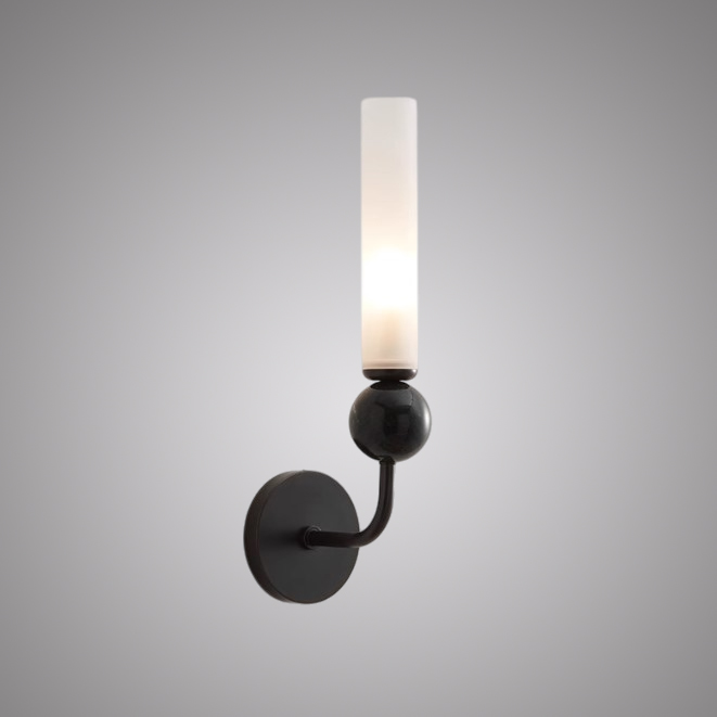 Настенный светильник CYLINDER WALL H36 Black by ImperiumLoft
