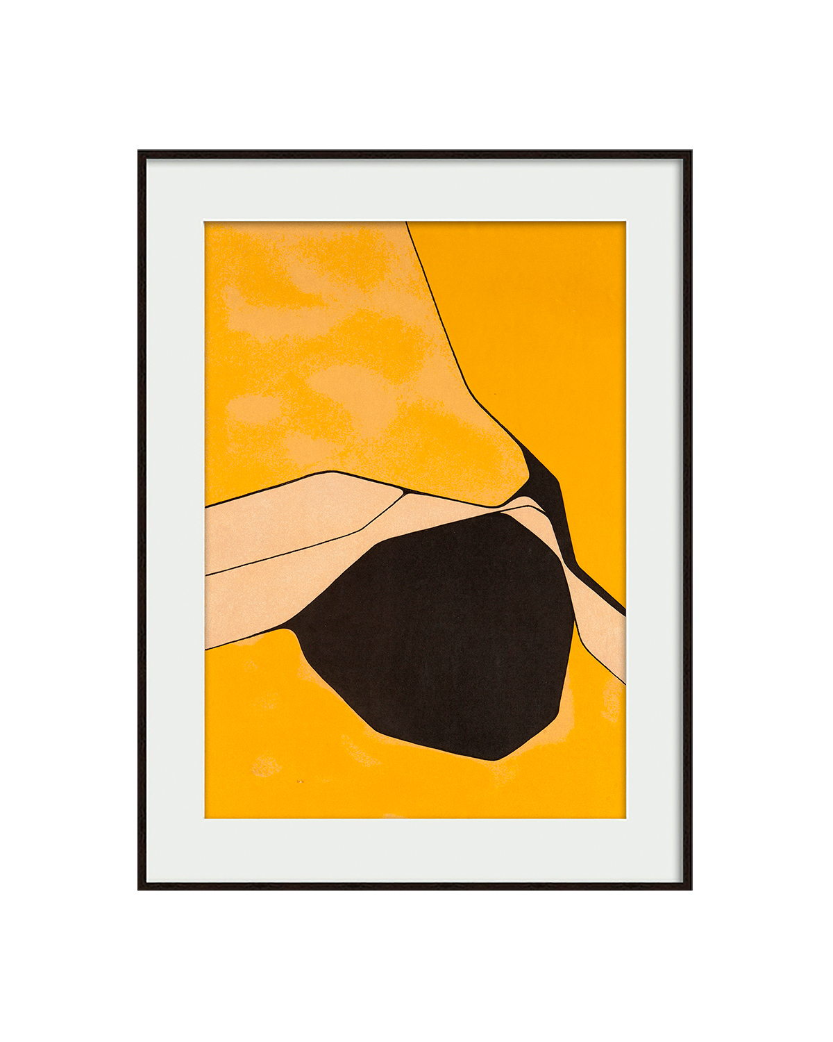 Интерьерный постер Orange et noir Louvre Home PP230208