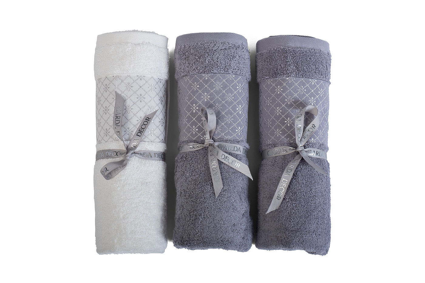 Полотенце "Венера" махровое 50*90 серое Garda Decor 105TD-CP5090550-POL SER