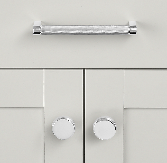 Ручка-скоба Restoration Hardware Lambeth Knurled L.15.2 Satin Nickel