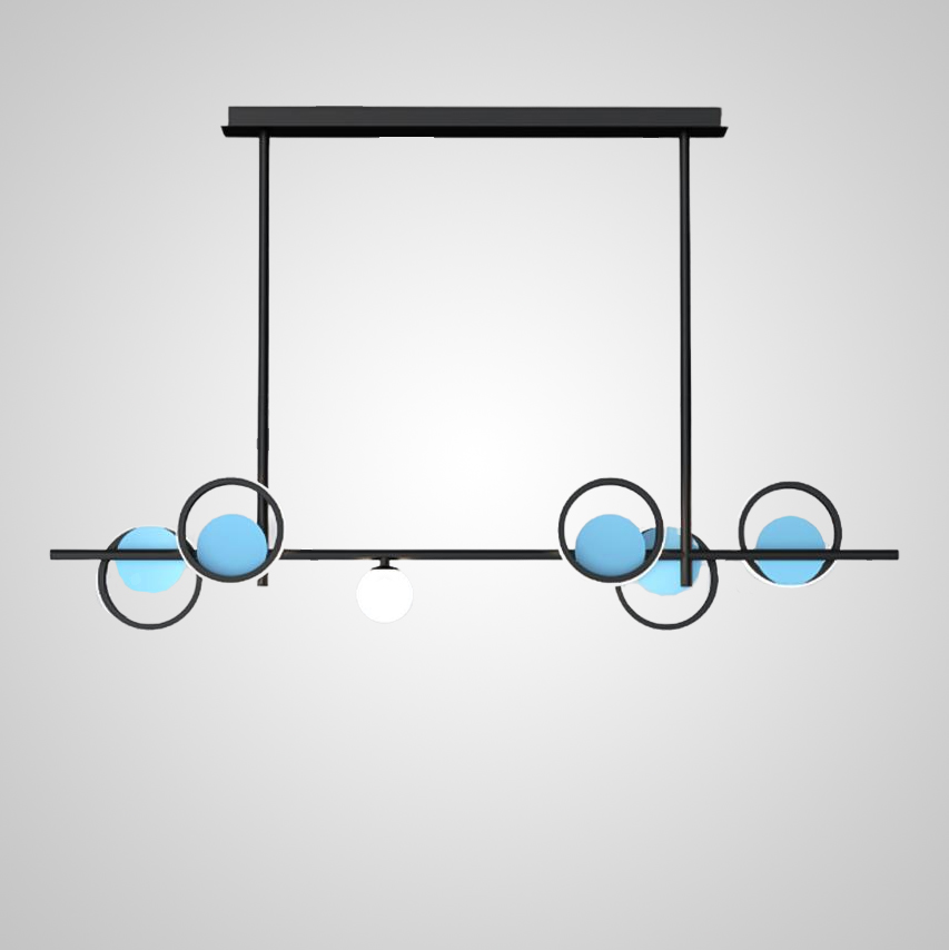 Потолочный светильник ANSTEN L1 Blue Black by ImperiumLoft